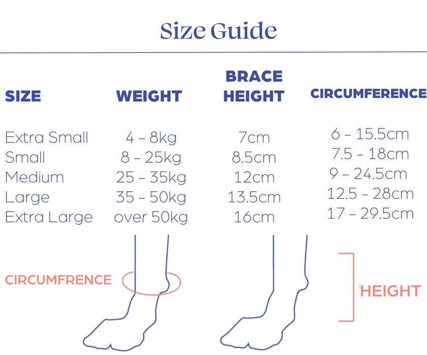 Balto® Joint Dog Carpal Compression Band - Moderate Support with Removable Splints