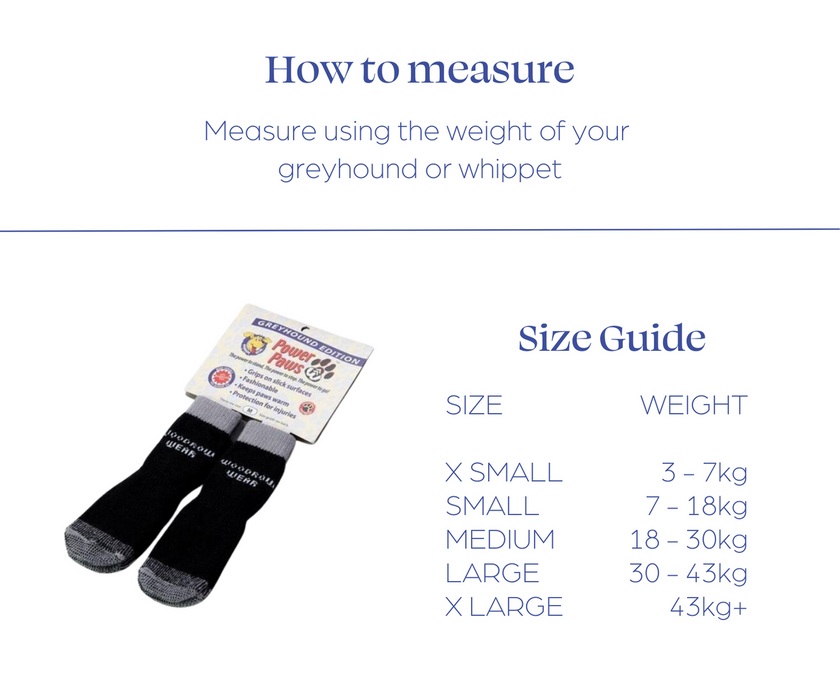 Greyhound Non-Slip Dog Socks (Advanced)
