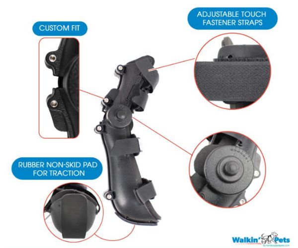 40% Off - Walkin' Full Adjustable Dog Splint - Front or Back Leg (firm)