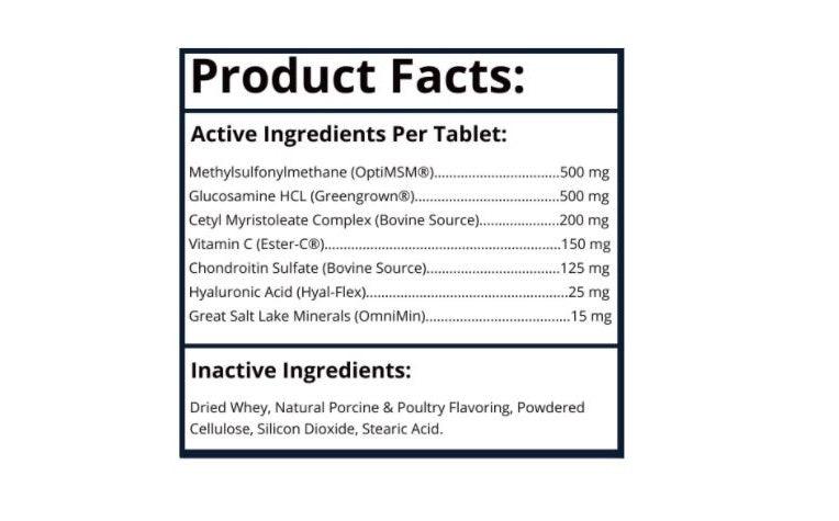 GlycanAid HA Glucosamine & Hyaluronic Acid for Dogs - ZOOMADOG