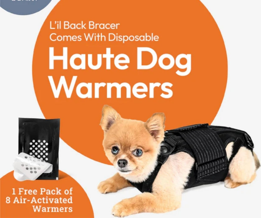 L'il Back Bracer Heated Back Brace for Dogs - Therapeutic Heat for Back Muscles & Joints