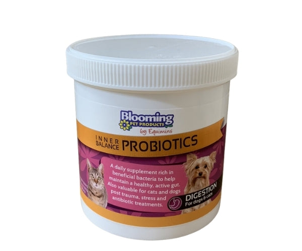 Equimins Blooming Pets Probiotic Powder for Dogs - Balances The Gut With Friendly Flora 350g Tub