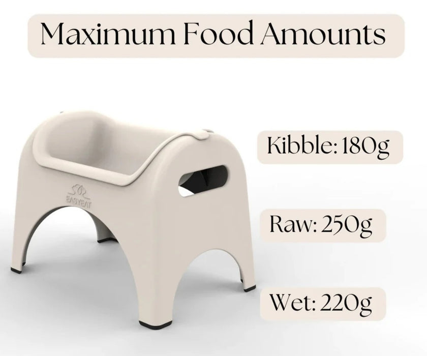 EasyEat Raised Feeder Set for Dogs - Encourages Better Posture, Comfortable Feeding and Supports Digestion
