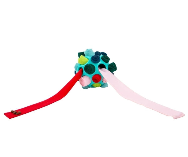 Interactive Snuffle Ball for Dogs - Enrichment Toy to Encourage Foraging