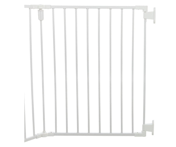 5 Panel Dog Metal Barrier with Gate Opening - Keep Your Dog Safe and Secure (300cm Max Width x 76.5cm High)