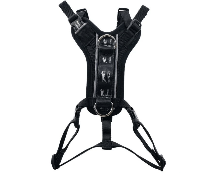 Made to Move Front Dog Harness and Lead - For Training, Walks, Hydrotherapy etc (Black)