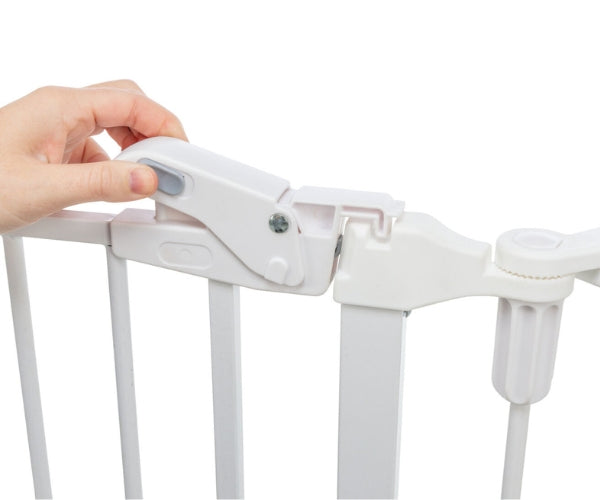 5 Panel Dog Metal Barrier with Gate Opening - Keep Your Dog Safe and Secure (300cm Max Width x 76.5cm High)