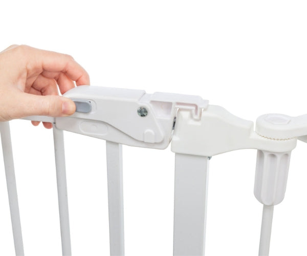 5 Panel Dog Metal Barrier with Gate Opening - Keep Your Dog Safe and Secure (300cm Max Width x 76.5cm High)
