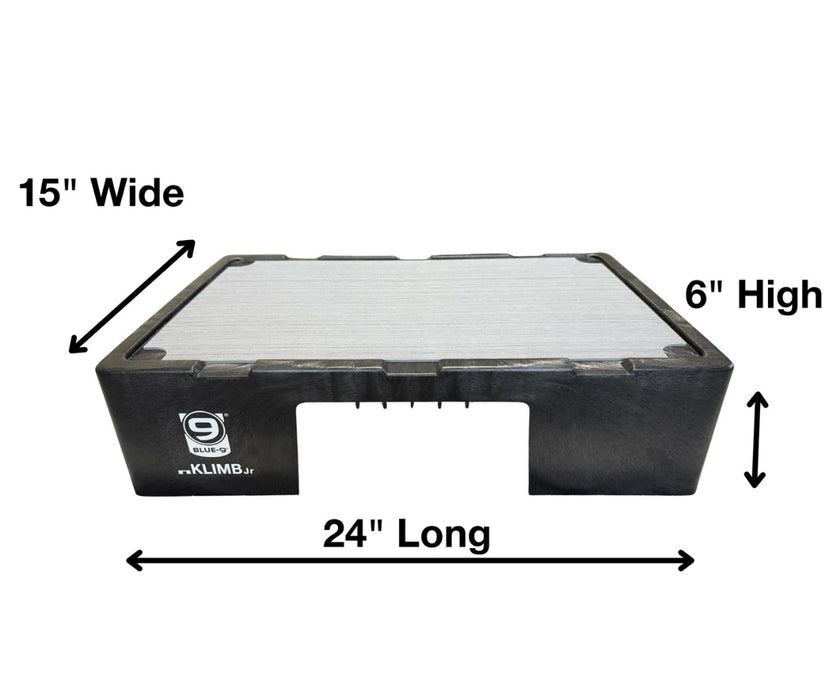Blue-9 Dog Klimb Junior Platform - Low-Height Step for Injury Recovery, Mobility Support & Gentle Conditioning (61cm L × 39cm W × 16cm H)