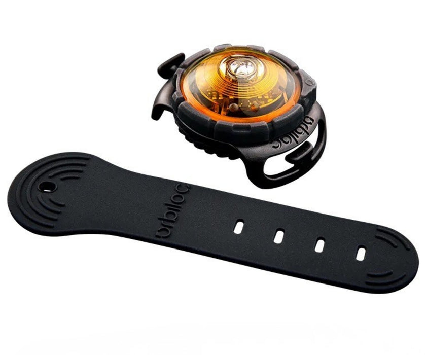 Orbiloc Dog Dual Safety Dog Light - Waterproof LED Light Visible Up to 5km for Collars, Harnesses and Leads
