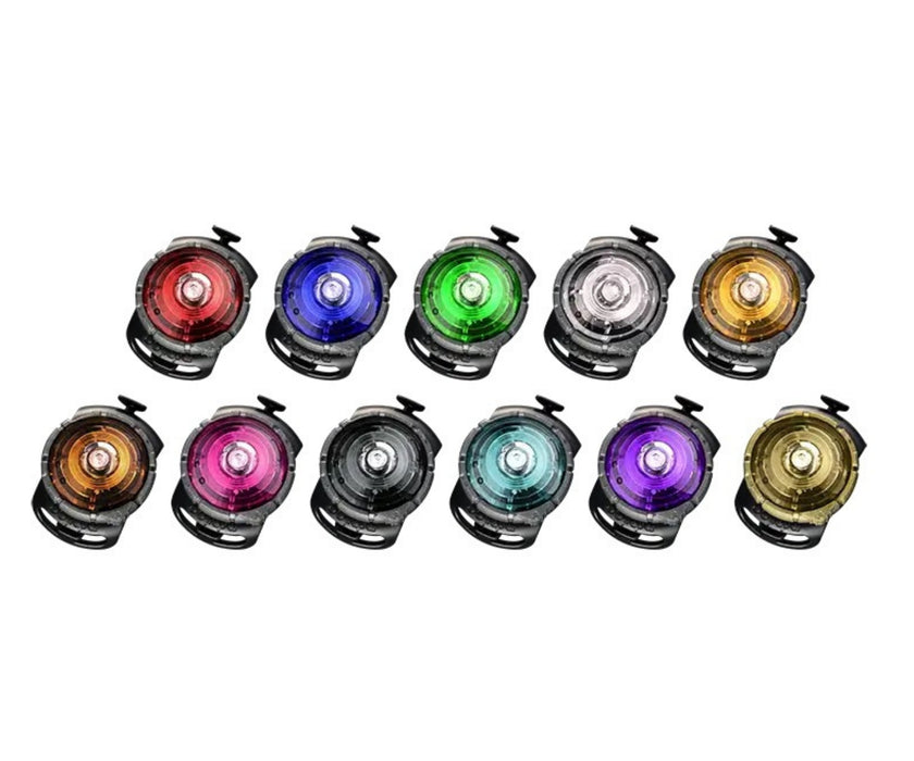 Orbiloc Dog Dual Safety Dog Light - Waterproof LED Light Visible Up to 5km for Collars, Harnesses and Leads