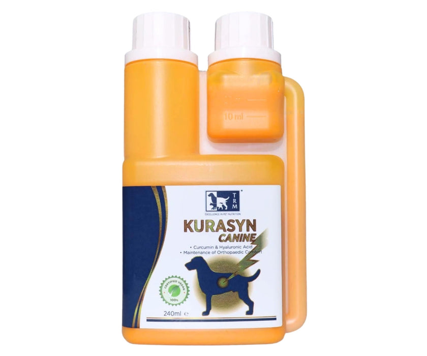 Turmeric and Hyaluronic Dog Liquid by TMR Stride - High Bioavailable Turmeric & Hyaluronic Acid for Joint Support, Mobility & Recovery 240ml