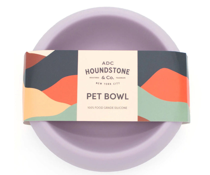 Houndstone Silicone Dog Bowl - Durable Well Designed Travel Bowl for Small Dogs (237ml capacity)