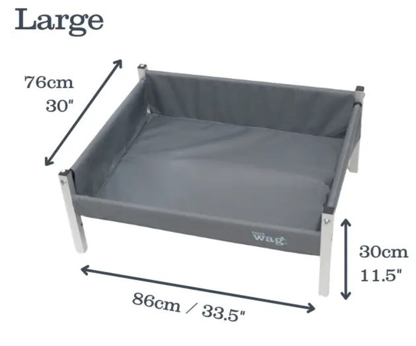 Henry Wag Elevated Orthopaedic Dog Bed - Raised Dog Bed for Better Joint Support & Airflow