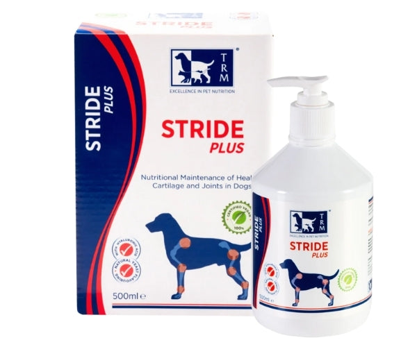 TRM Pet Stride Plus Liquid Supplement for Dogs - Maintains Healthy Cartilage & Joints 200ml or 500ml