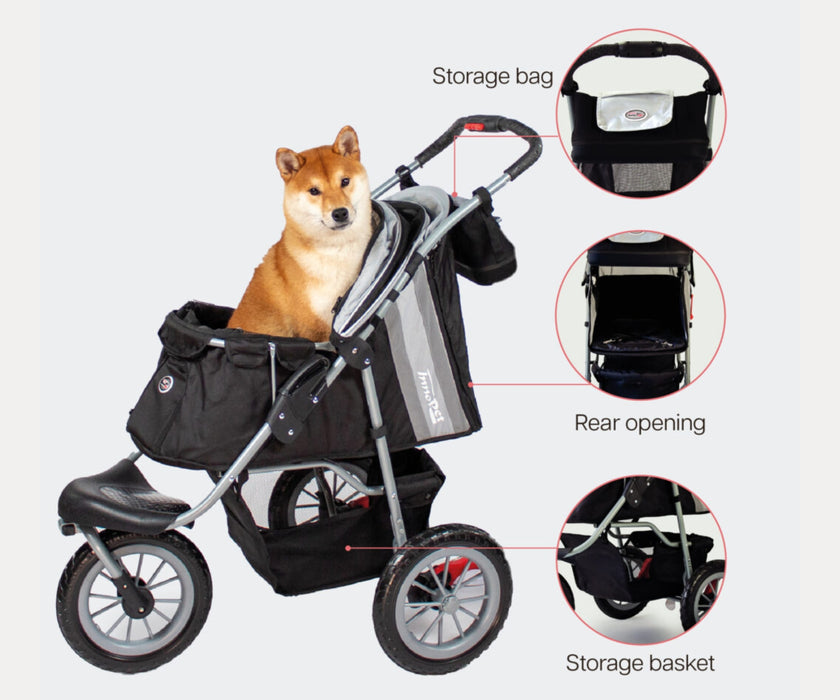 InnoPet Comfort EFA ECO Stroller for Dogs - Dogs under 25kg - 2 Year Warranty