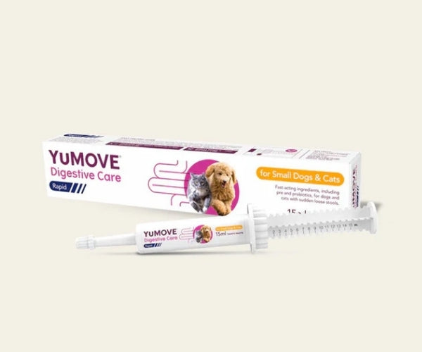 YuMOVE Digestive Care Rapid Pre & Probiotic Paste for Dogs - Fast Relief For Tummy Upset 15ml, 30ml, 60ml