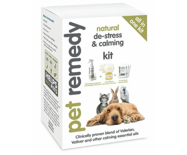Pet Remedy All in One De-Stress & Calming Kit for Dogs - Complete Anxiety Relief