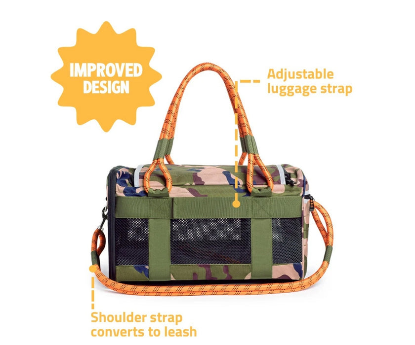 Roverlund Out of Office Dog Carrier - Comfortable, Secure Support for Travelling With Your Dog (up to 11kg)