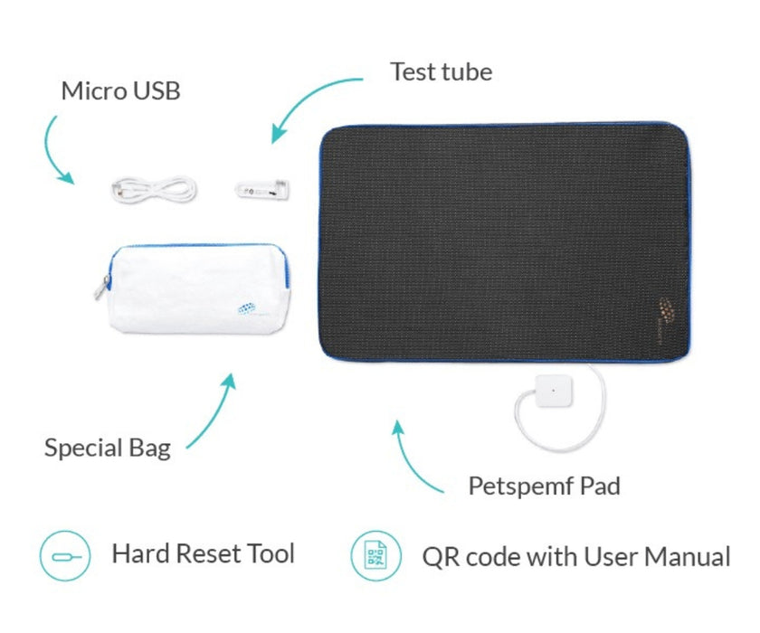 PetsPEMF Dog Therapy Pad – Pulsed Electromagnetic Field (PEMF) Mat for Pain Relief, Inflammation & Recovery Support 70 x 45 x 2cm