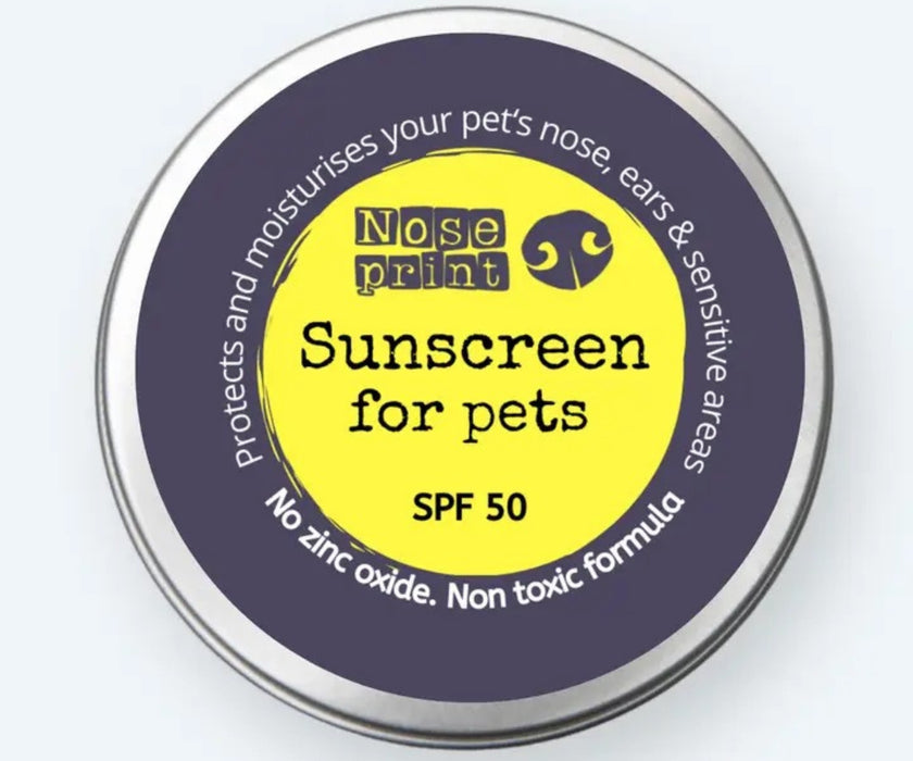 Noseprint Dog Sunscreen SPF 50 Balm - Vet-Approved High Protection Balm with Shea Butter & Hemp Seed Oil 30ml