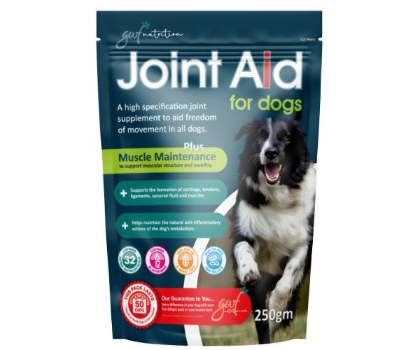 GWF Joint Aid for Dogs - Supports Muscular Structure & Mobility 250g or 500g