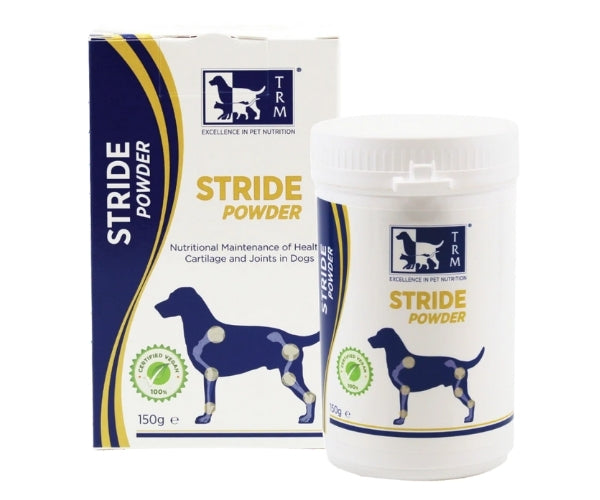 TRM Pet Stride Powder for Dogs - Maintains Healthy Cartilage & Joints 150g or 500g