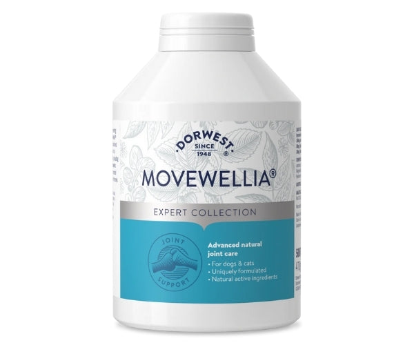 Dorwest MoveWellia Tablets For Dogs - Joint Support & Stiffness Relief 100, 200 or 500 Tablets