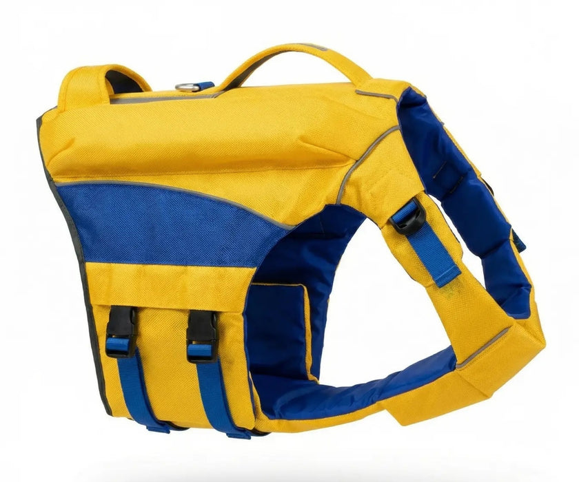 Baydog Monterey Bay Offshore Dog Life Jacket - Enhanced Chest Flotation Design & Dual Rescue Handles