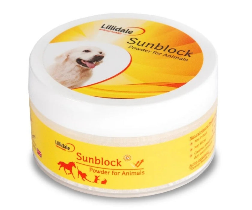 Lillidale Sun Protectant Powder for Dogs - UVA & UVB Protection for Sun-Sensitive Skin