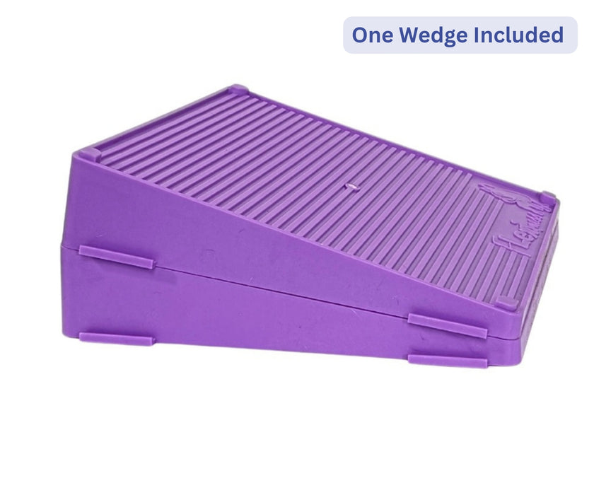 Flexiness Dog FlexBlox Wedge - Supports Balance, Strength & Coordination for Rehab & Fitness Training Purple 31 × 12 × 6cm