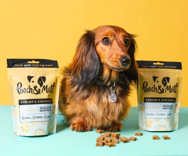 Pooch & Mutt Probiotic Treats for Dogs - Soothes Itchy Skin & Aids Glossy Coat 120g