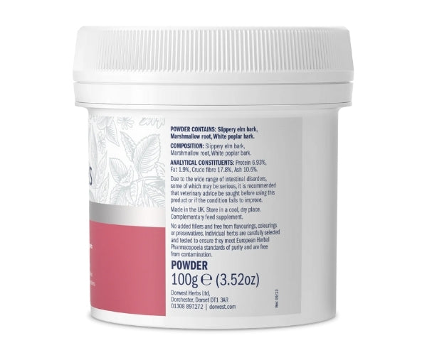 Dorwest Tree Barks Powder for Dogs to Soothe & Support Digestion - 100g, 200g and 400g Tub