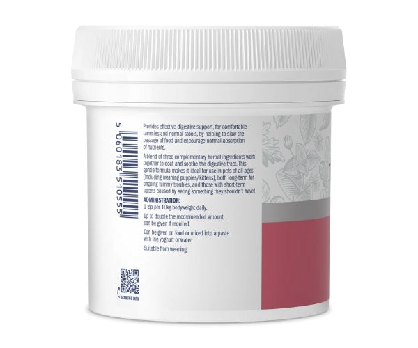 Dorwest Tree Barks Powder for Dogs to Soothe & Support Digestion - 100g, 200g and 400g Tub