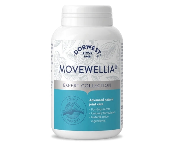 Dorwest MoveWellia Tablets For Dogs - Joint Support & Stiffness Relief 100, 200 or 500 Tablets