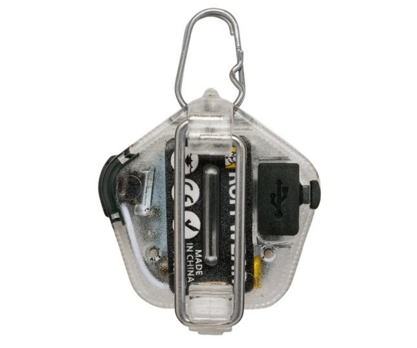 Ruffwear The Beacon Safety Dog Light for Dogs - Waterproof Rechargeable LED Light with Three Colour Modes for Low-Light Visibility