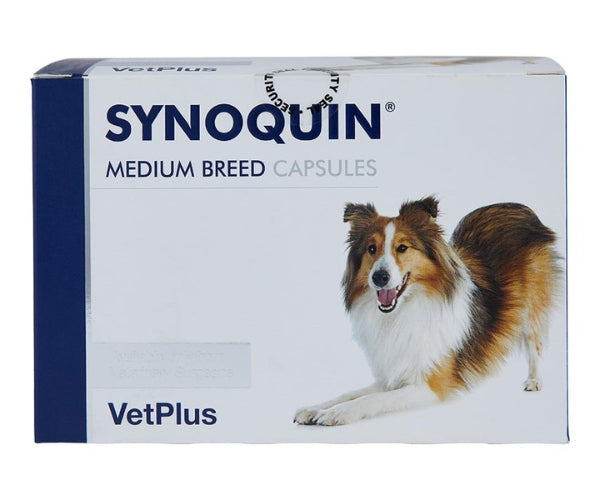 SYNOQUIN Medium Breed Joint Supplement for Dogs - Joint & Arthritis Support 120 Capsules