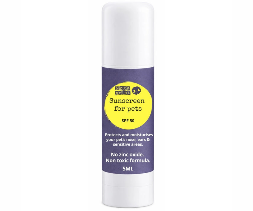 Noseprint Dog Sunscreen SPF 50 Stick - High Protection Sunscreen Stick for Sensitive Skin 5ml