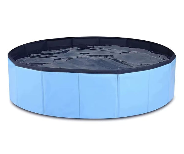 Dog Swimming Pool by Zoomadog - Foldable, Non-Slip Pool for Play & Cooling in Summer