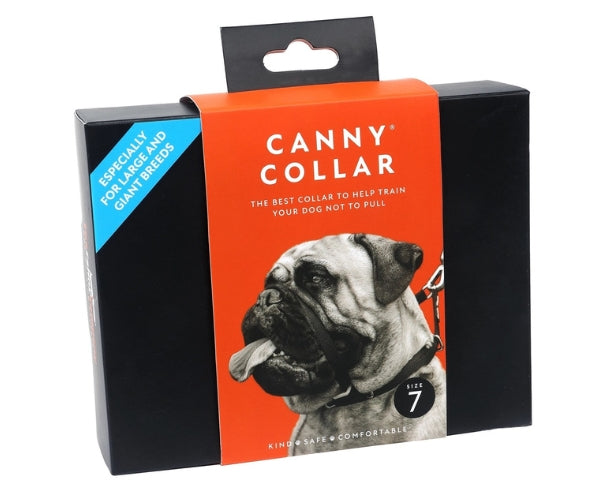 Canny Collar No Pull Dog Headcollar - Helps Train Your Dog to Stop Pulling for Stress-Free Walks (black)