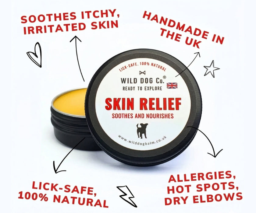 Wild Dog Co. Dog Skin Relief Balm - Nourishes & Soothes Your Dog's Dry Itchy Skin 60ml