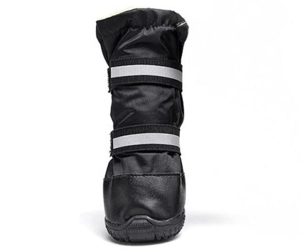Zoomadog Reflective Waterproof Dog Boots - Durable Non-Slip Boots to Keep Paws & Legs Dry