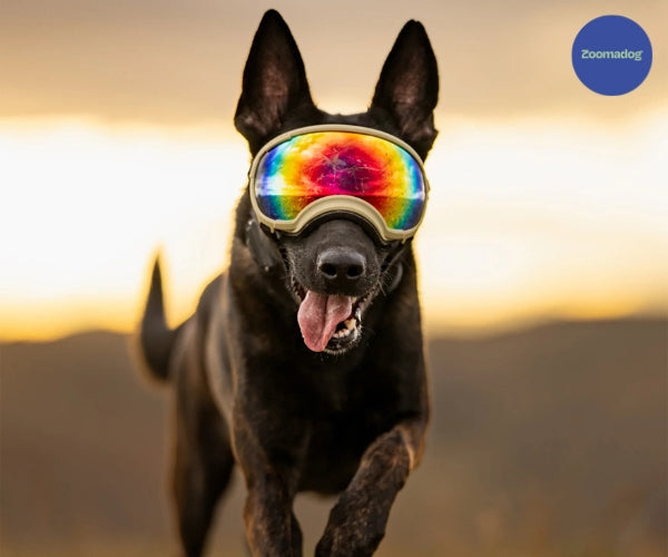 Rex Specs Dog Goggles - For Active and Blind Dogs (Black, Pink, Blue, Orange or Tan)
