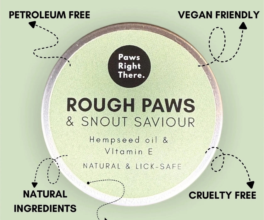Paws Right There Dog Balm - Unscented Shea Butter Balm Soothes Cracked or Dry Skin 30ml