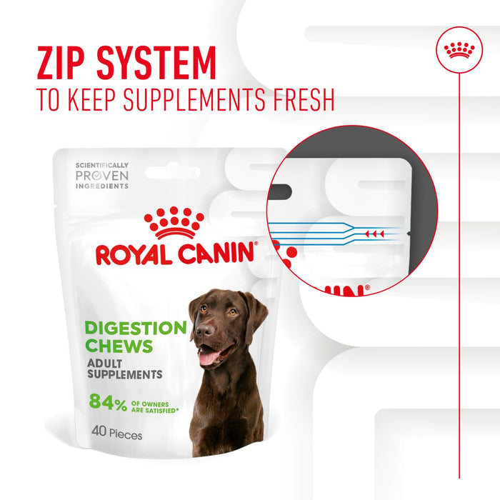 Royal Canin Adult Digestion Supplement Dog Chews 160g