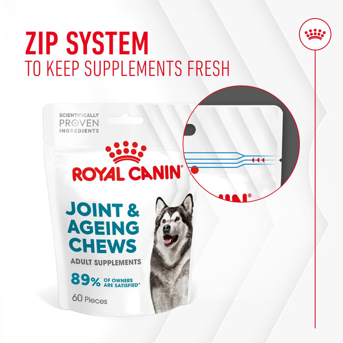 Royal Canin Adult Joint & Aging Supplement Dog Chews 240g