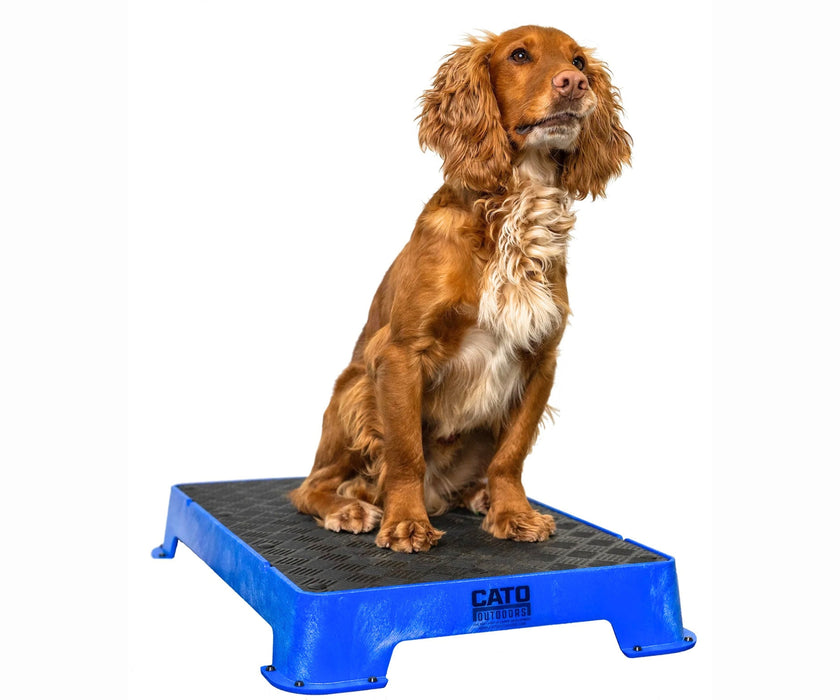 Cato Dog Outdoors Training Board - Durable, Non-Slip Training Platform for Stability & Confidence Building (41cm W x 61cm L x 9cm H)