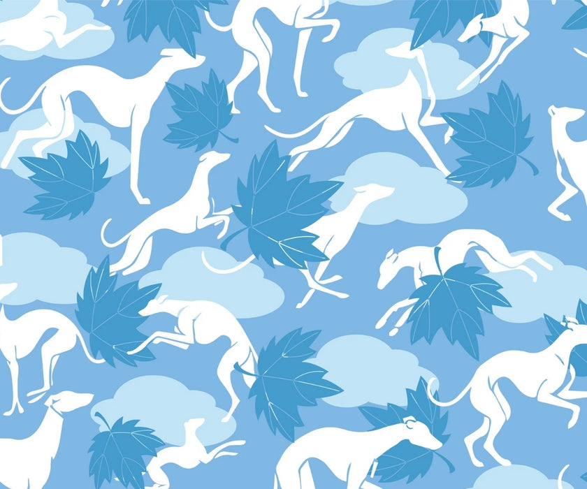 Hunnyboots Blue 'Nudleblu' Greyhound Winter Coat - Keep Your Greyhound Amazingly Warm