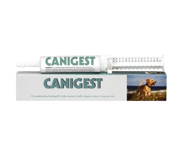 Canigest Digestive Support Paste for Dogs - Rebalances Good Bacteria In The Gut 15ml or 30ml