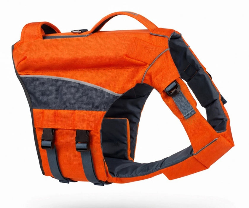 Baydog Monterey Bay Offshore Dog Life Jacket - Enhanced Chest Flotation Design & Dual Rescue Handles